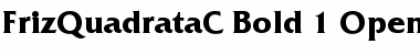 FrizQuadrataC Font