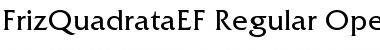 FrizQuadrataEF Regular Font