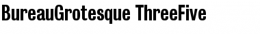 BureauGrotesque-ThreeFive Regular Font
