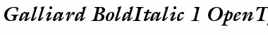 ITC Galliard Bold Italic