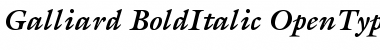 ITC Galliard Bold Italic Font