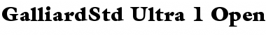 ITC Galliard Std Font