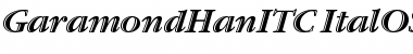 Garamond Handtooled ITC Italic OS