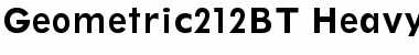 Geometric 212 Font