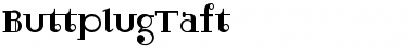 ButtplugTaft Font