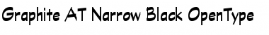 Graphite AT Narrow Black Regular Font