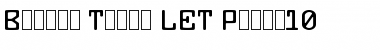 Download Buzzer Three LET Font