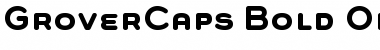 Grover Caps Bold Font