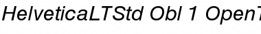 Helvetica LT Std Font