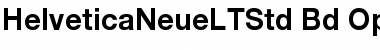 Helvetica Neue LT Std 75 Bold