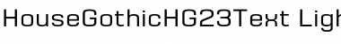 HouseGothicHG23Text Font