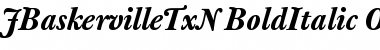 J Baskerville TxN Bold Italic Font