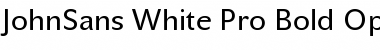 JohnSans White Pro Font