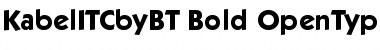 ITC Kabel Bold Font