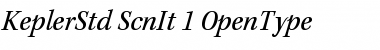 Kepler Std Semicondensed Italic