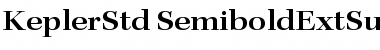 Kepler Std Semibold Extended Subhead