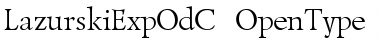 LazurskiExpOdC Regular Font