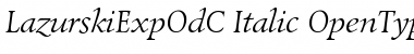 LazurskiExpOdC Font