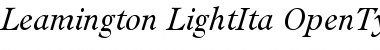 Leamington-LightIta Regular