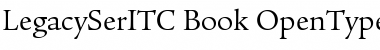 Legacy Serif ITC Book Font