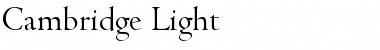 Download Cambridge-Light Font