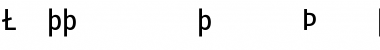 LetterGothicText Symbol