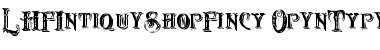 Download LHF Antique Shop Fancy Font