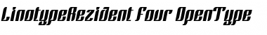 Download Linotype Rezident Four Font