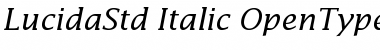 Lucida Std Font