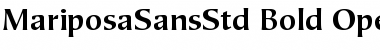 Download Mariposa Sans Std Font