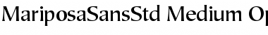 Download Mariposa Sans Std Font