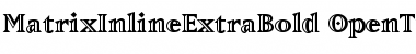 MatrixInlineExtraBold Font