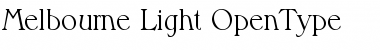 Download Melbourne-Light Font