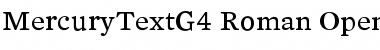 Mercury Text G4 Font