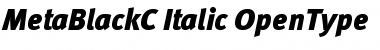 MetaBlackC Font