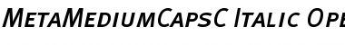 MetaMediumCapsC Font