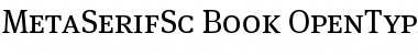 MetaSerifSc-Book Font