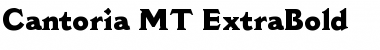 Cantoria MT ExtraBold Regular Font