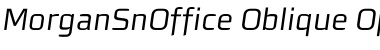 MorganSnOffice Font