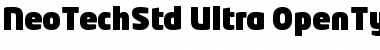 Neo Tech Std Font