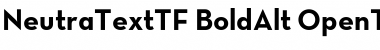 Neutra Text TF Alt Font