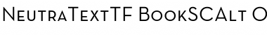 Neutra Text TF SC Alt Regular Font