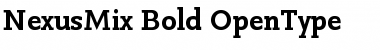 Download NexusMix-Bold Font