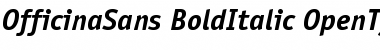 ITC Officina Sans Bold Italic