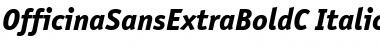 OfficinaSansExtraBoldC Italic