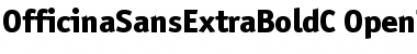 OfficinaSansExtraBoldC Regular Font