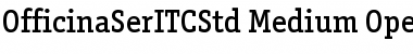 OfficinaSerITCStd Medium Font