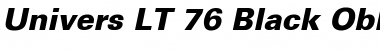 Univers LT 55 Bold Italic