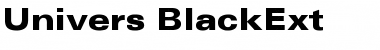 Download Univers-BlackExt Font