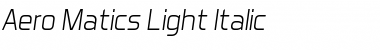 Download Aero Matics Light Font